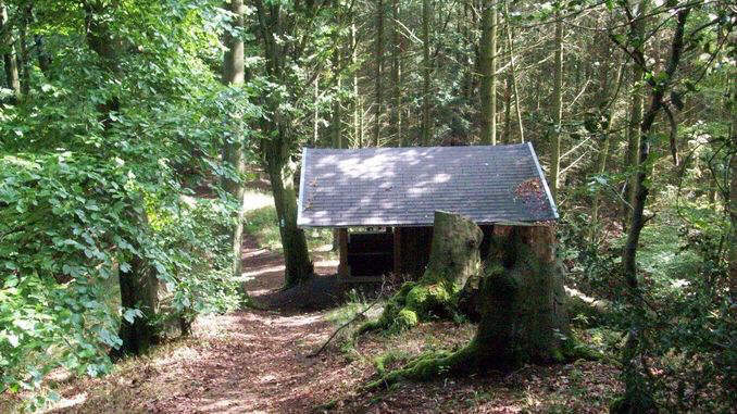 Schutzhütte am Breiberg