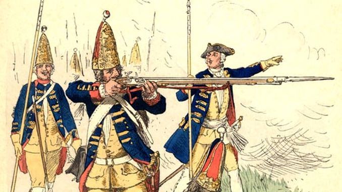 "Lange Kerls" in der Armee des Soldatenkönigs Friedrich Wilhelm I.