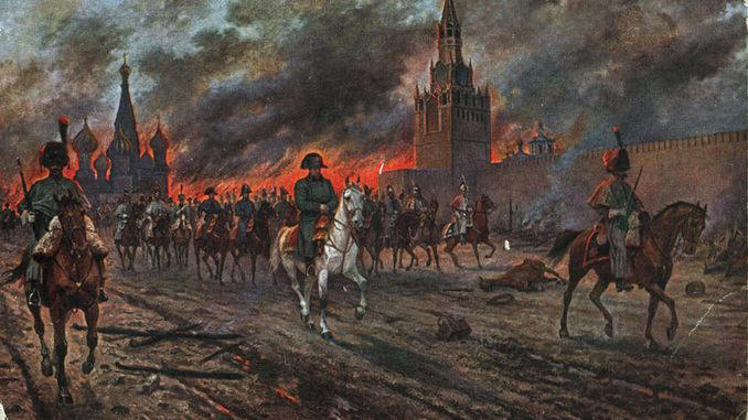 Nap,oleon in Moskau, 1812
