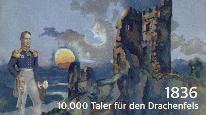 1836 - 10.000 Taler für den Drachenfels