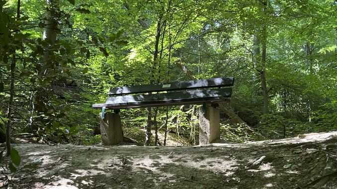 Bank im Tretschbachtal, Siebengebirge