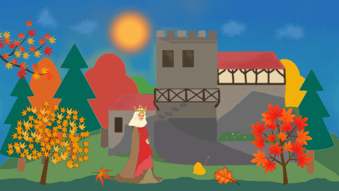 Burg Rosenau im Herbst